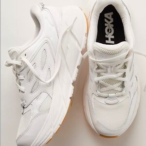 Free People HOKA® Clifton L Athletics Sneakers in White Size 8.5
